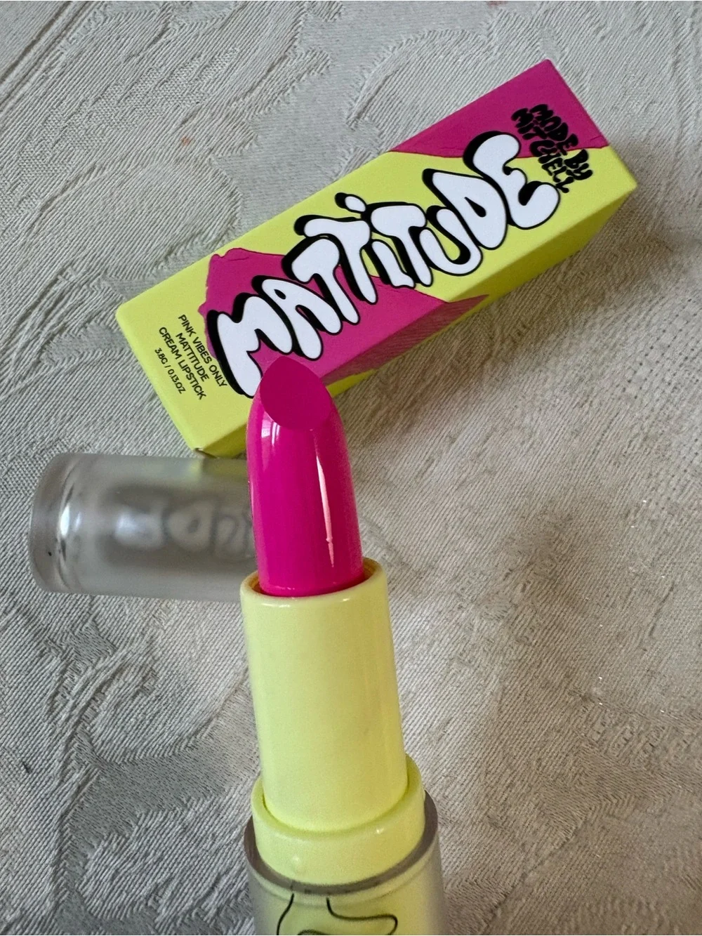 Made by Mitchell Mattitude Lipstick in Pink Vibes Only BNIB